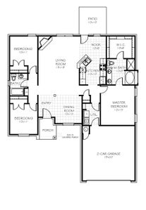 Floor Plan Standard. New Home in Tulsa, OK