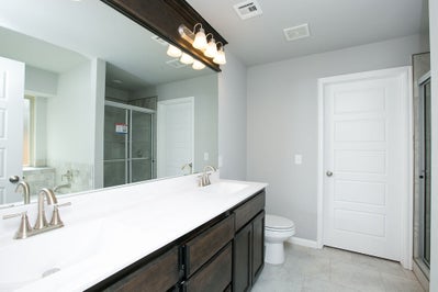Master Bathroom. Midwest City, OK New Home