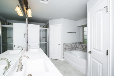 Master Bathroom. New Home in Midwest City, OK