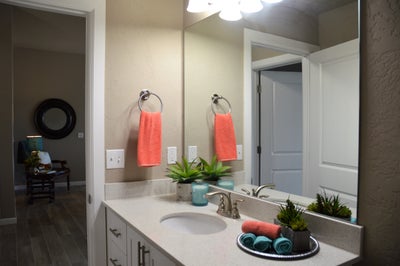 Bathroom. 3br New Home in Collinsville, OK