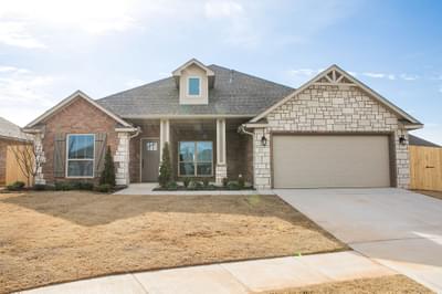 Elevation B. Midwest City, OK New Home