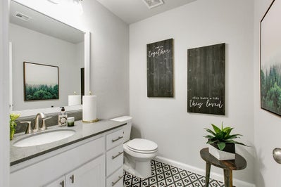 Guest Bathroom. Palermo Place New Homes in Oklahoma City, OK