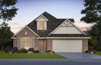 Elevation A. 4br New Home in Norman, OK