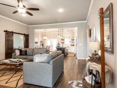 Living Room. New Homes in Norman, OK