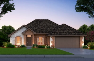 Elevation A. 3br New Home in Yukon, OK