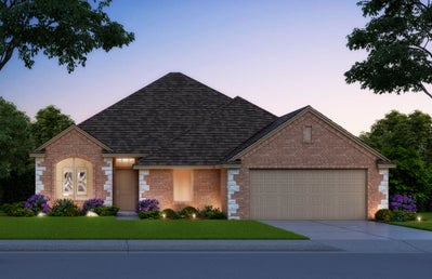 Elevation B. 4br New Home in Edmond, OK