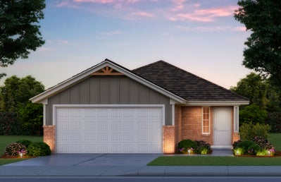 Elevation B. Poppy Home with 3 Bedrooms