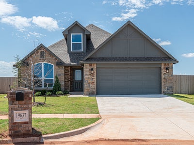 Front. 2,440sf New Home in Edmond, OK