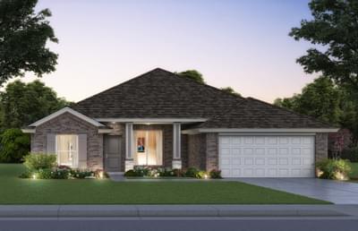 Elevation B. Chelsea New Home in Midwest City, OK