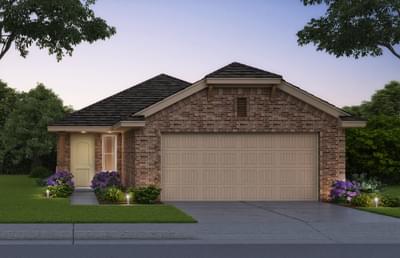 Elevation A. 3br New Home in Moore, OK