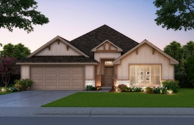 Elevation B. Tiffany Elite Home with 3 Bedrooms