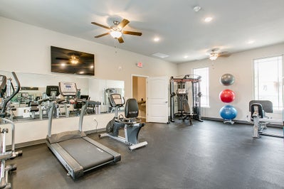 Fitness Center. Castleberry New Homes in Edmond, OK