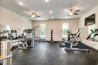 Fitness Center. Castleberry New Homes in Edmond, OK
