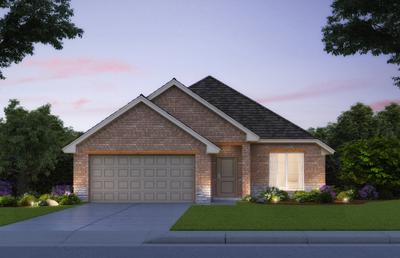 Elevation A. Lynndale Plus Elite New Home in Piedmont, OK