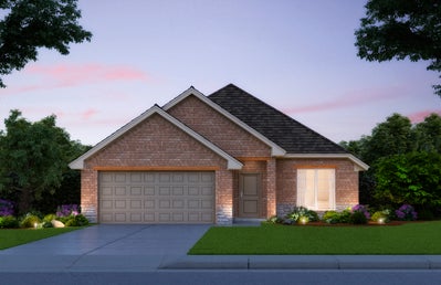 Elevation A. 1,701sf New Home