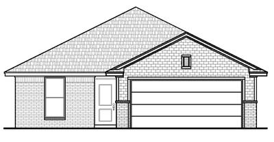 Elevation F. Lexington Home with 3 Bedrooms