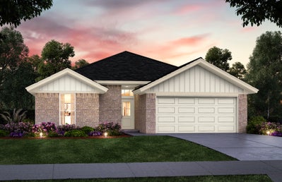 Elevation E. Andrew Home with 3 Bedrooms