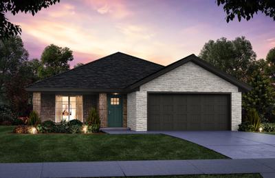 Elevation F. Lynndale Plus New Home in Cleveland, TX