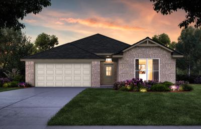 Elevation A. 4br New Home in Cleveland, TX