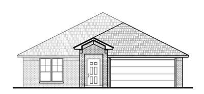 Elevation A. 3br New Home in Cleveland, TX