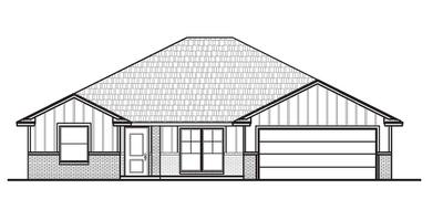 Elevation B. 4br New Home in Chickasha, OK