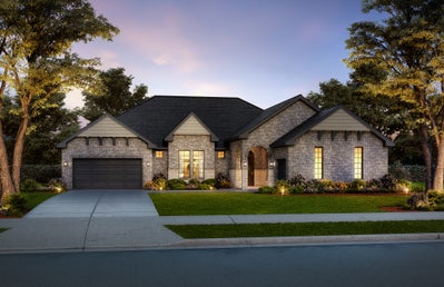 Elevation A. 5br New Home in Norman, OK