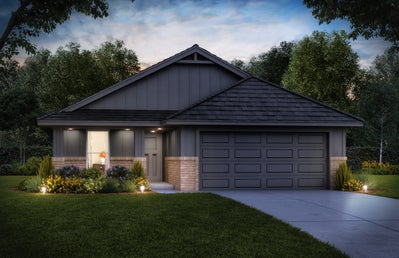 Elevation G. Spruce Home with 4 Bedrooms