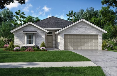 Elevation B. 4br New Home in Cleveland, TX