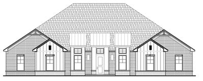Elevation A. 3,239sf New Home