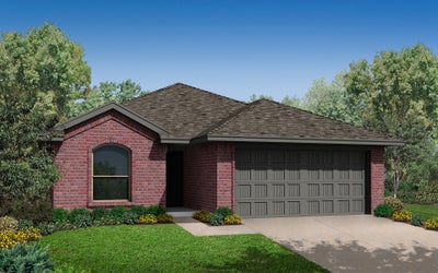 Elevation A. 3br New Home in Tulsa, OK