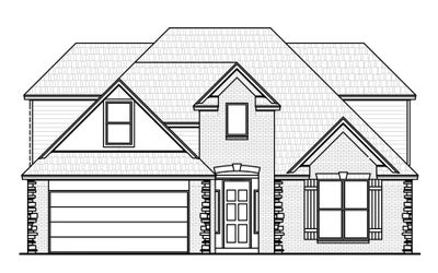 Elevation A Flip. 5br New Home in Bixby, OK