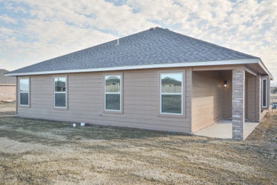 Back Exterior. New Home in Collinsville, OK