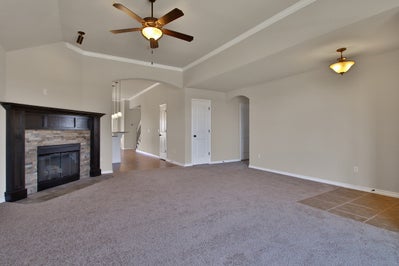 Living room. 4br New Home in Norman, OK