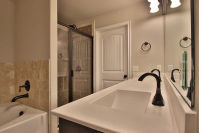 Master Shower. New Home in Norman, OK