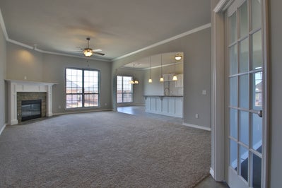 Living Room. 3br New Home in Norman, OK