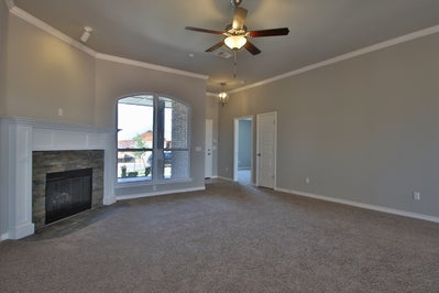 Living & Fireplace. 1,823sf New Home in Norman, OK